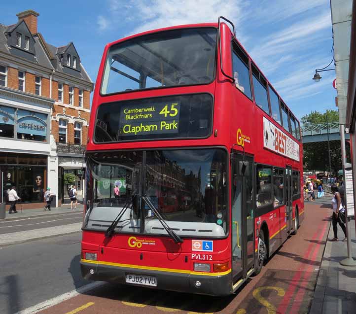 Go-Ahead London General Volvo B7TL Plaxton President PVL312